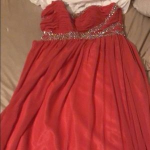 Coral Prom Dress
